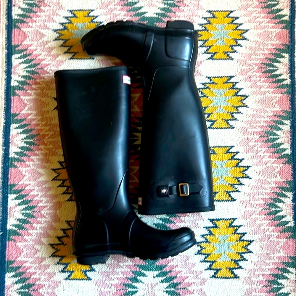 Hunter Tall Women’s Rain Boots - sz EU 39 / US 8F - EUC